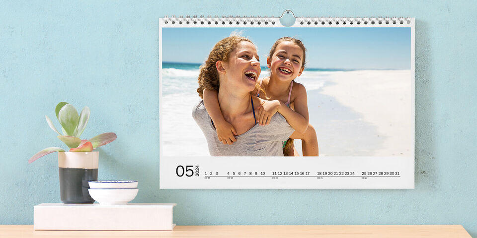 Fotokalender 2024 - Kalender mit Fotos & Text selbst gestalten